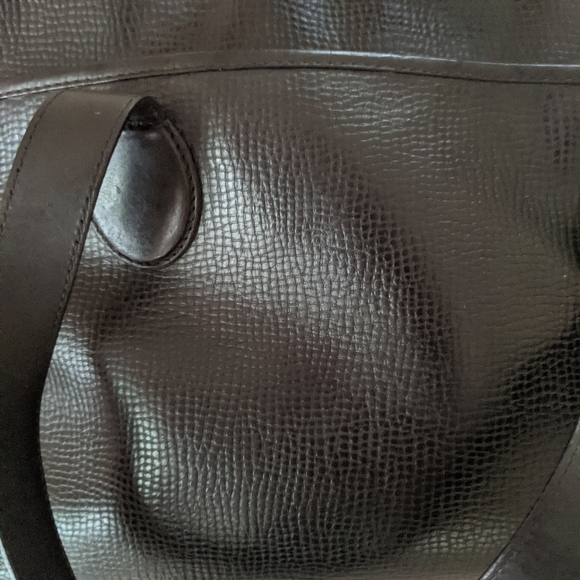 Dior vintage black leather handbag purse - Picture 6 of 10